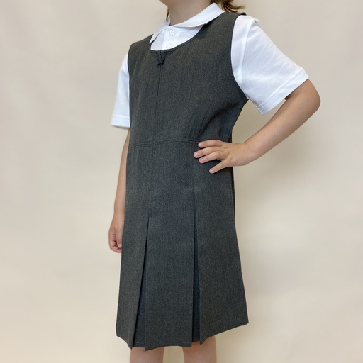 Robe tablier grise