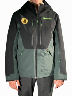 Veste de ski (Ziener) en noir et vert