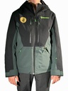 Ziener Ski jacket in black and green, further details below
