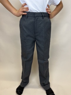 Pantalon gris garçon, Classic fit (Trutex)