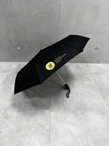 [UN-PARA-NOIR] Parapluie pliable avec logo IIL