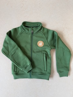 Zip-up jacket (medium green)